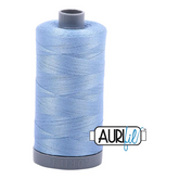 Aurifil Mako 28wt Cotton 750 m 820 yd. spool - 2720 Light Delft Blue